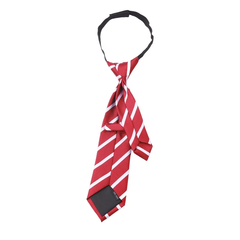 hot sale hand made custom red polyester kids children neck ties with logo