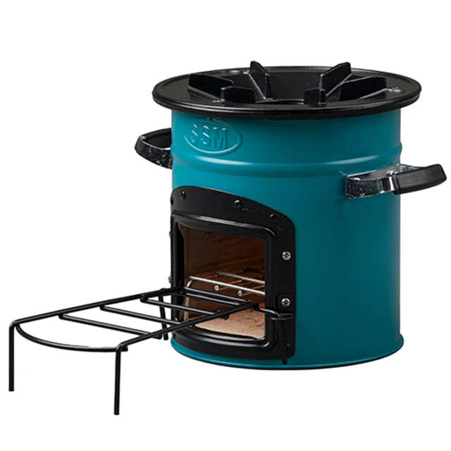 Smokeless wood burning stove clean cook stoves portable rocket stove