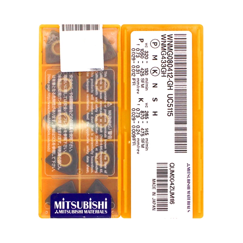 WNMG080412-GH UC5115 Manufacturer Tungsten Carbide Milling Insert Carbide Turning Insert Turning Tool Carbide Cnc Cutting Insert