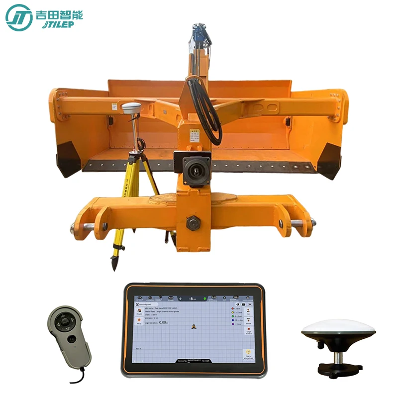 Blade customizable Laser land leveler tire-mounted farm And Home Use