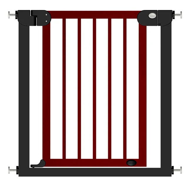 Auto Close Baby Safety Gate For Child Wood And Metal Kids Stair Doorway Safety Door Pet Dog Cat Fence Barrier