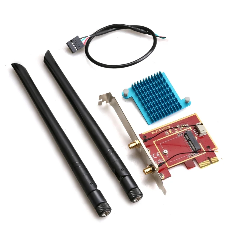  L-Link AX200 чипсет 3000 Мбит/с wifi6 Внешний Wi-Fi адаптер 2 в 1 bt5.1 PCI-E беспроводной
