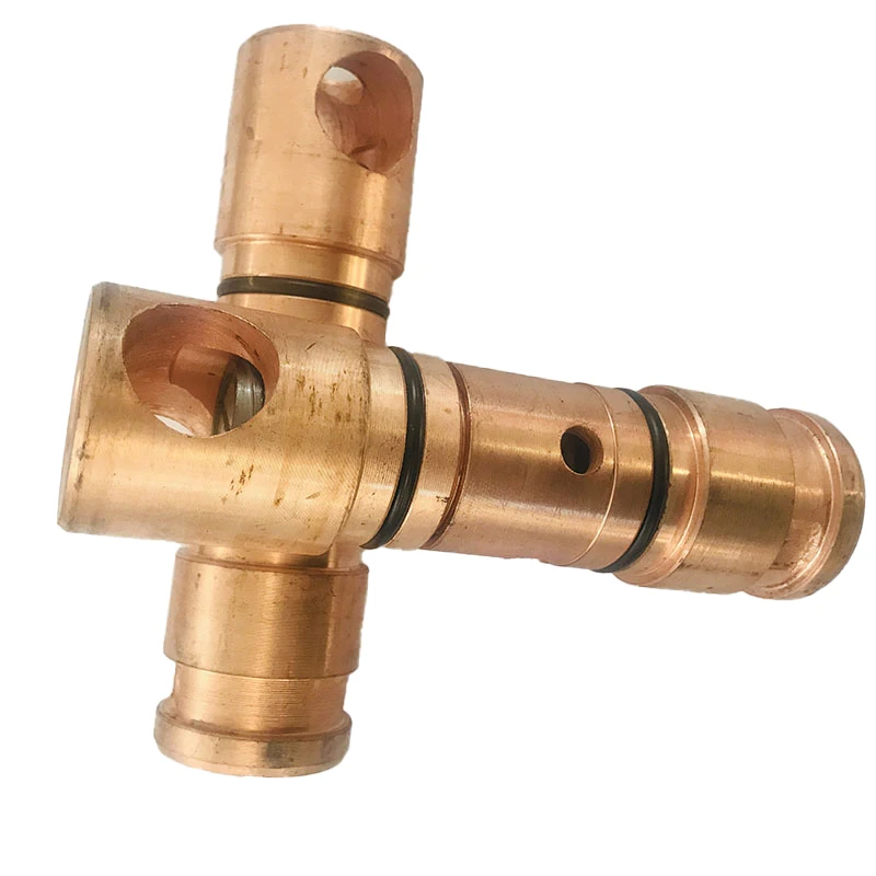 Hydraulic hose three-use valve mine three-use valve