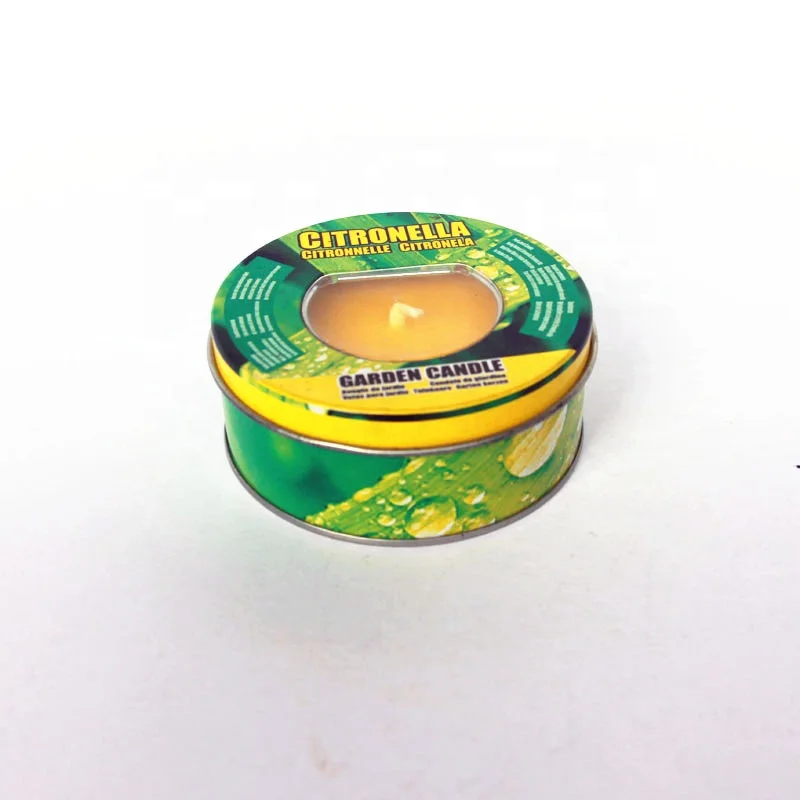 custom round  eco-friendly empty cosmetic candle tin cans cosmetic  tin jars