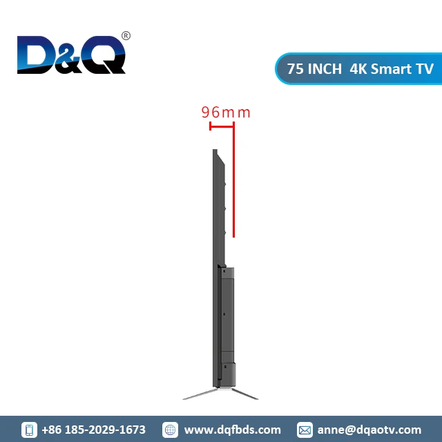 TCL 75inch smart tv SCREEN  neutral machine High quality factory price flat UHD HDR 4K smart Enjoy movies and games smoothly