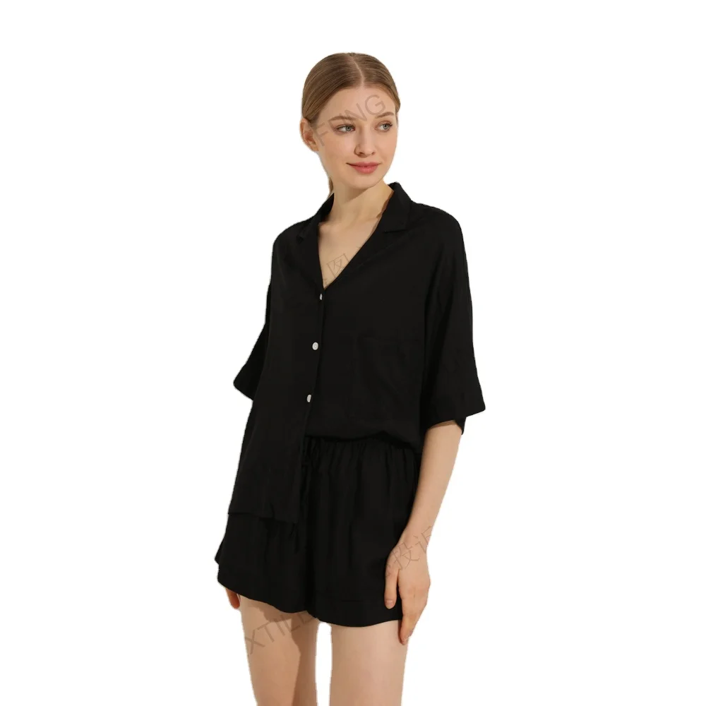 Fung 6052 Женский комплект свадебный макияж Пижама домашняя одежда из хлопка и льна дышащая Пижама комплект оригинальный поставщик