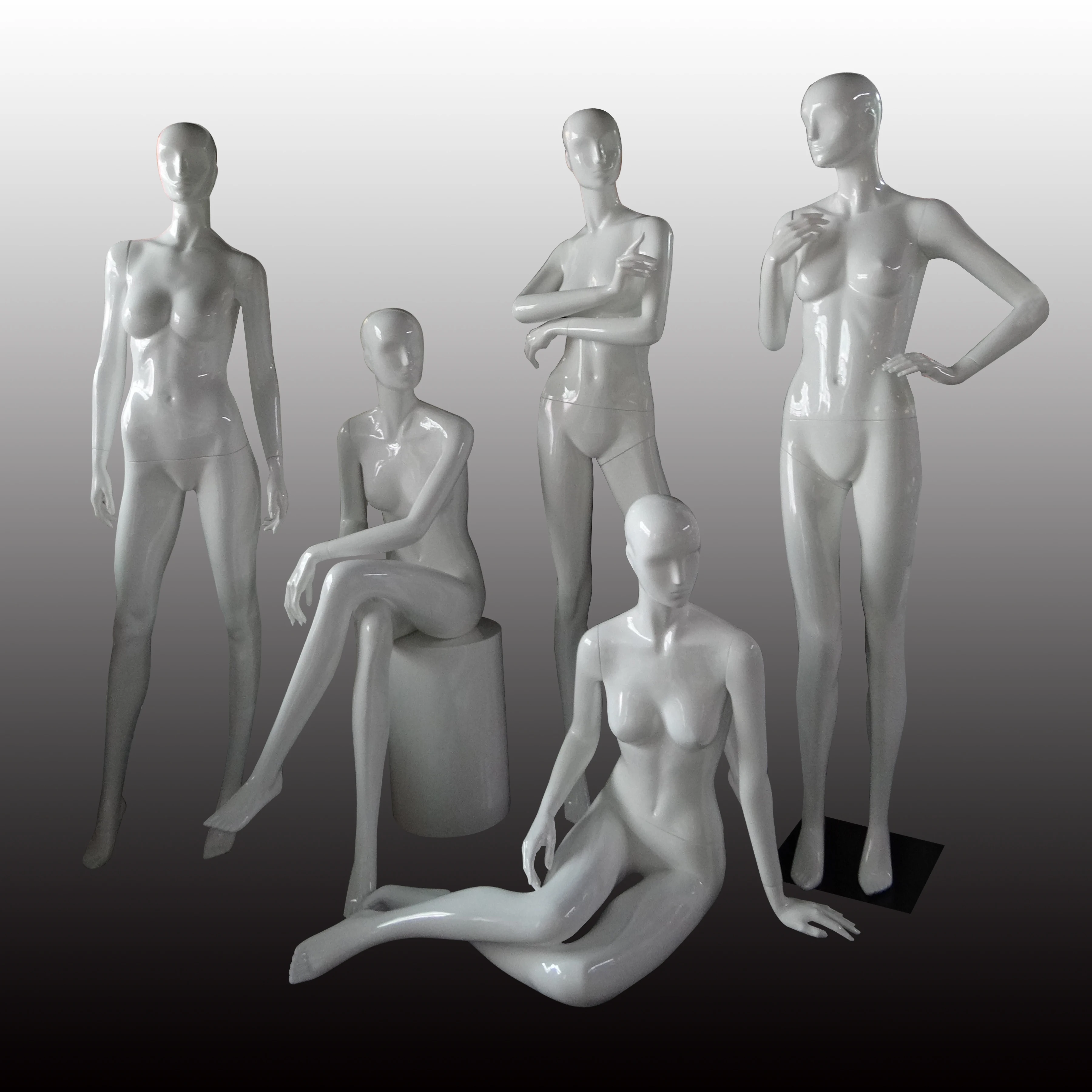 Goss White Full Body Adjustable mannequin Mannequin Torso. Female Maniqui