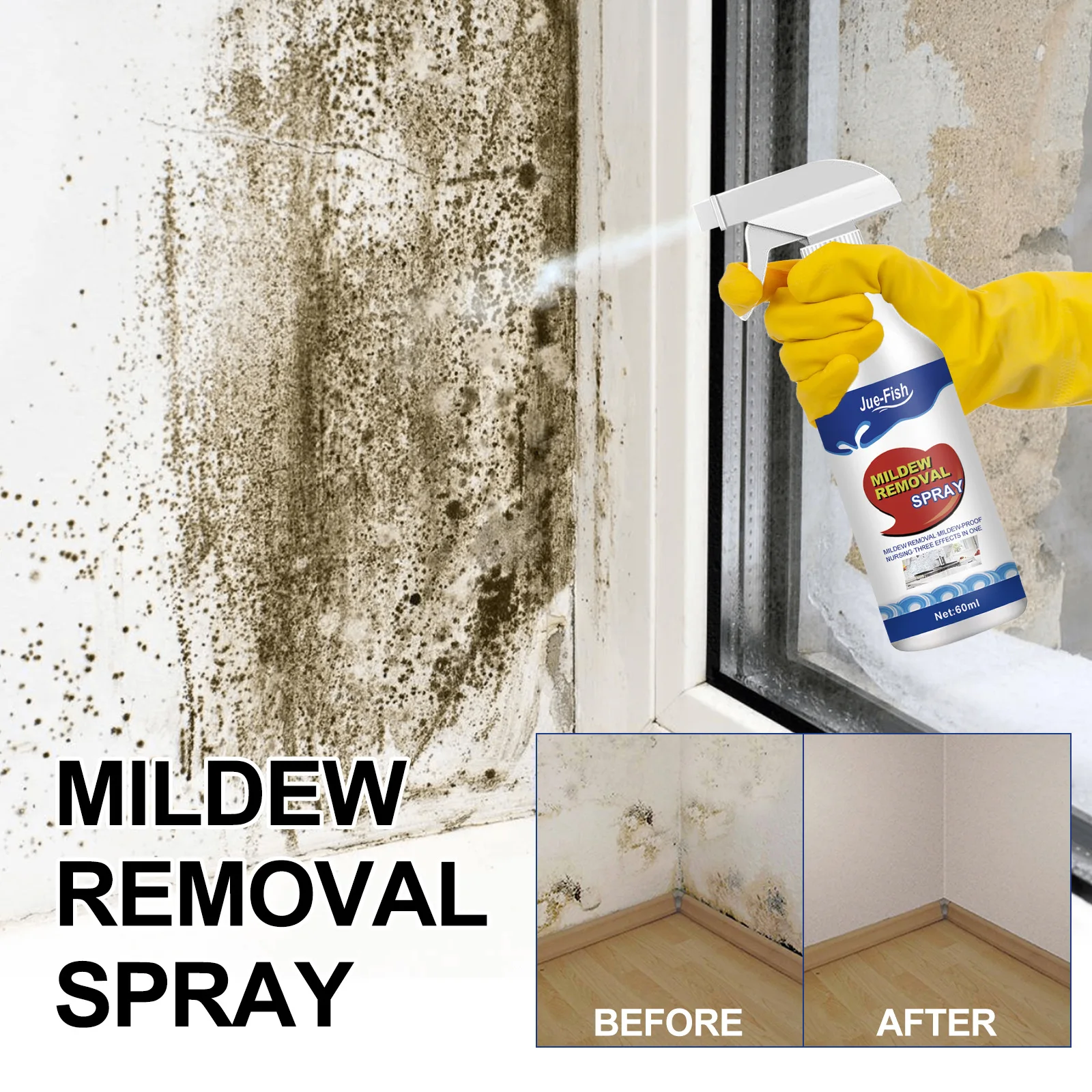 Custom logo Wall Mold Removers Tile Mold Mildew Remover Non-toxtic Mildew Remover