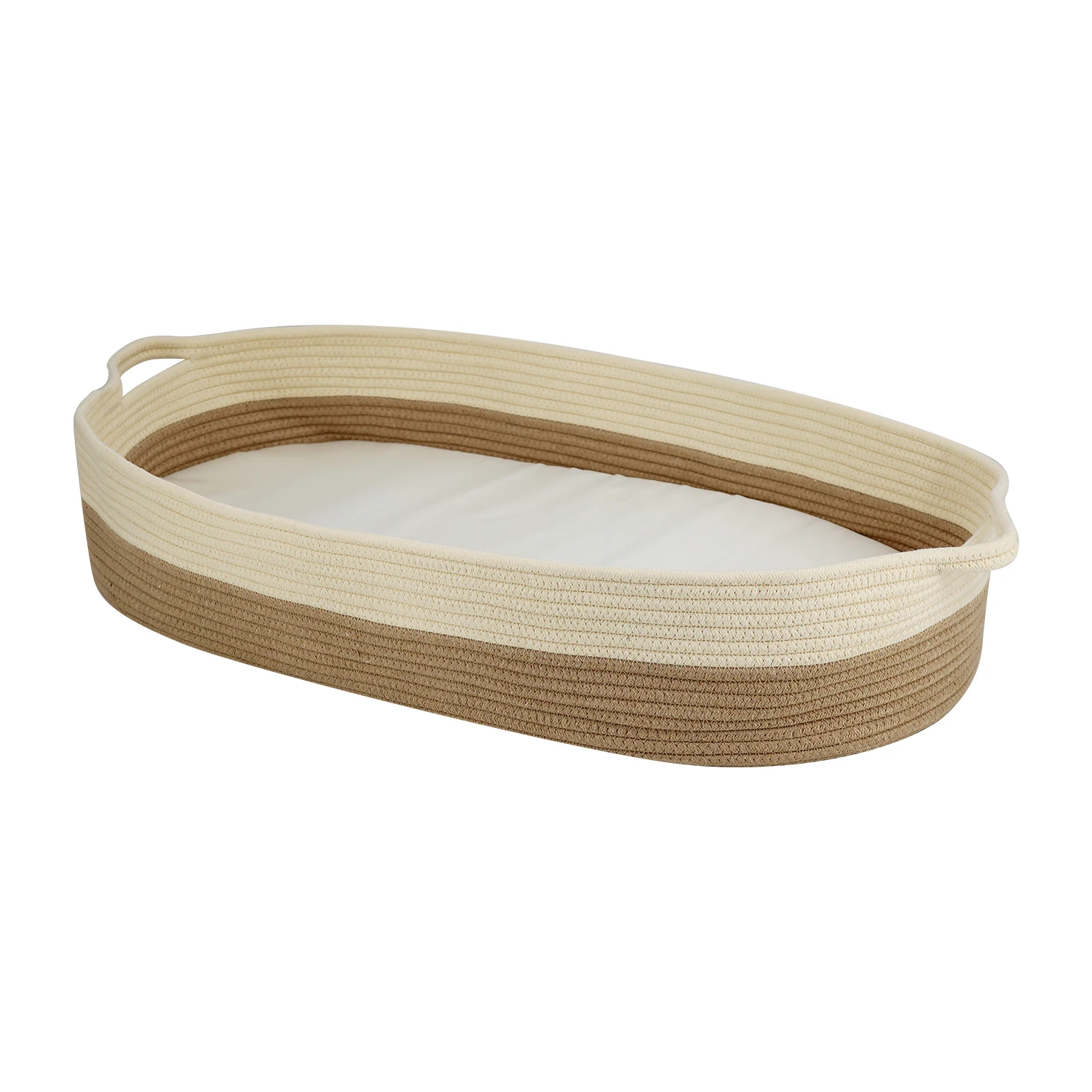 Spot cotton rope Moses baby basket newborn gift basket baby diaper basket