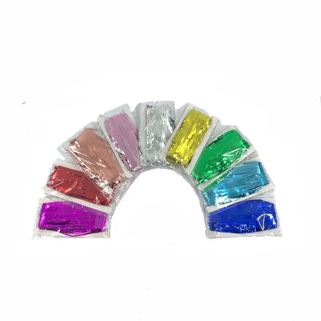 1mx2m Tinsel String Foil Fringe Curtain Shiny Shimmer Party Wedding Birthday Door Decoration Fringe Backdrop