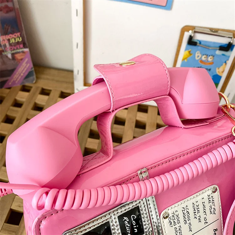 New European and American Fashion Creative Phone Bag Fun Simulation Digital Telephone Bag Cute Personality Messenger Bag