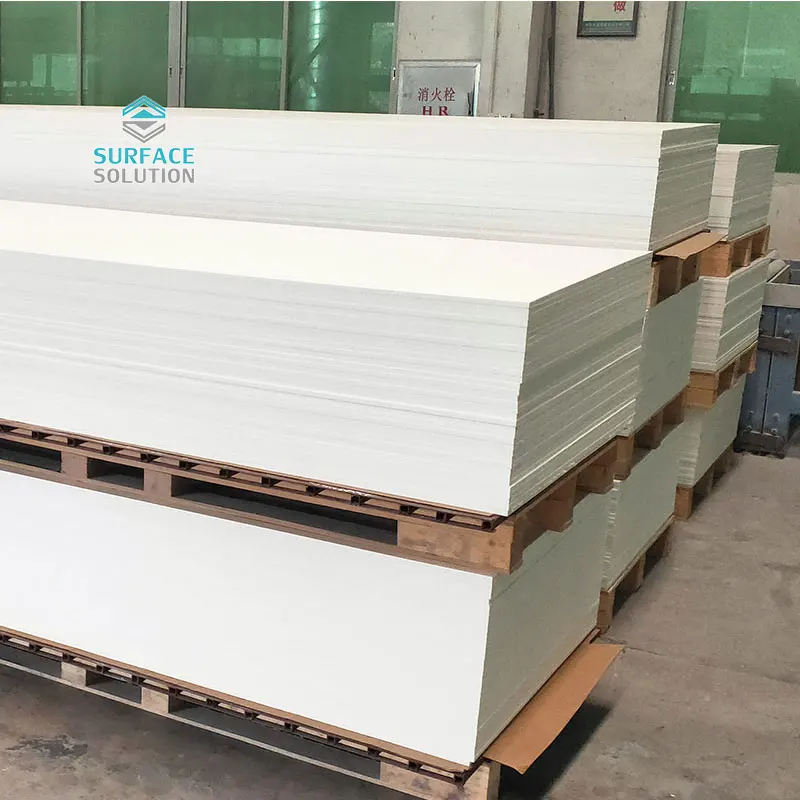 100% Acrylic Solid Surface 6-30mm LG Solid Surface Marble Sheet for Kitchen Top and Vanity Top