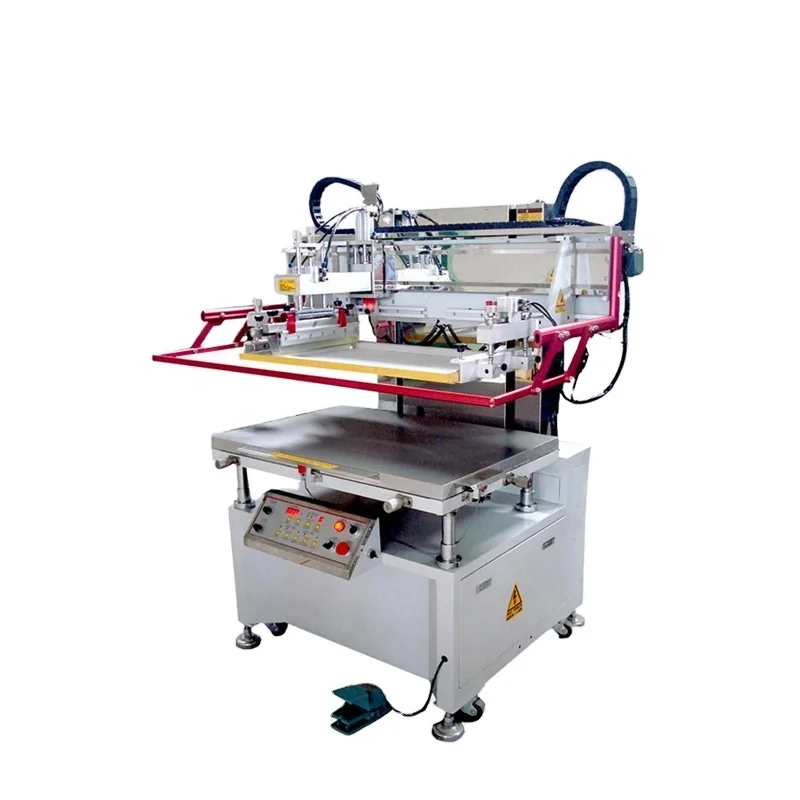 High Precision Double Platform 35 X 50 Flat Automatic China Vertical Screen Printing Machine