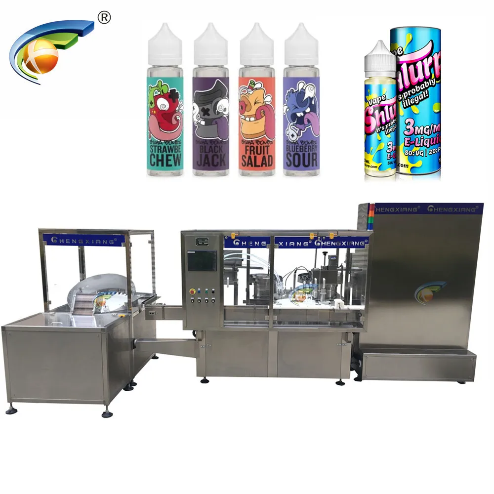 
New technology e cigarette fill machinery eliquid filling and capping machine 