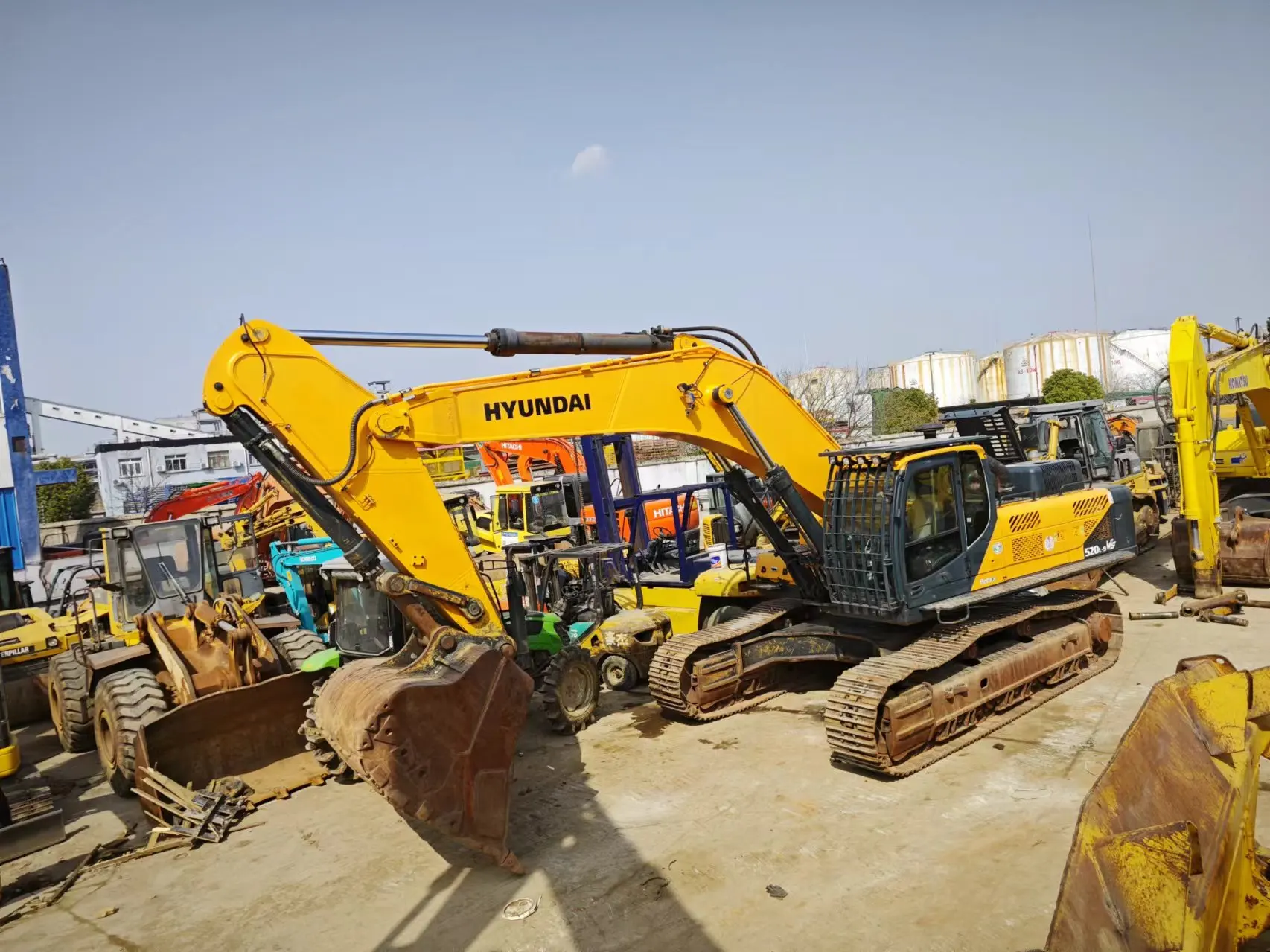 Hyundai R520L-9V5 Used/second-hand Hyundai R520 tracked Excavator Provided SECOND Hand EXCAVATOR Korea Engineering Construction