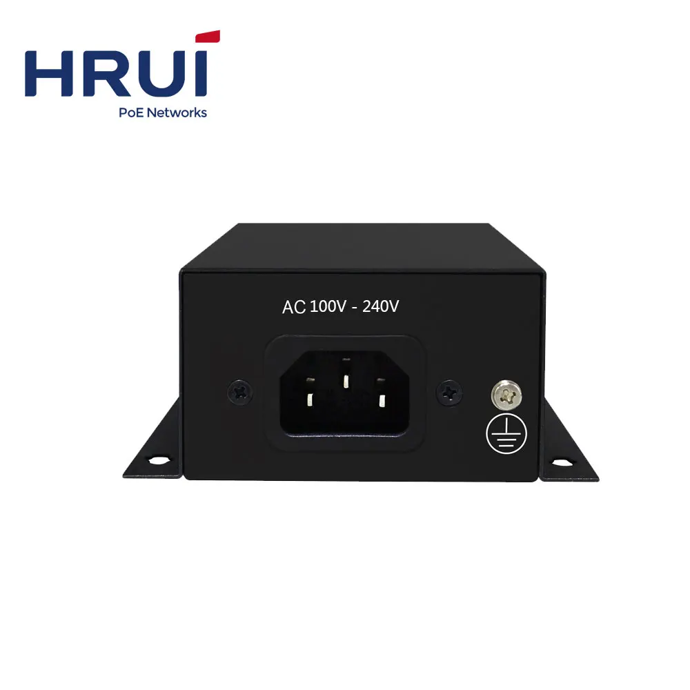 Новый сетевой коммутатор EMI Power Display POE CCTV гигабитный 90 Вт Инжектор с 3