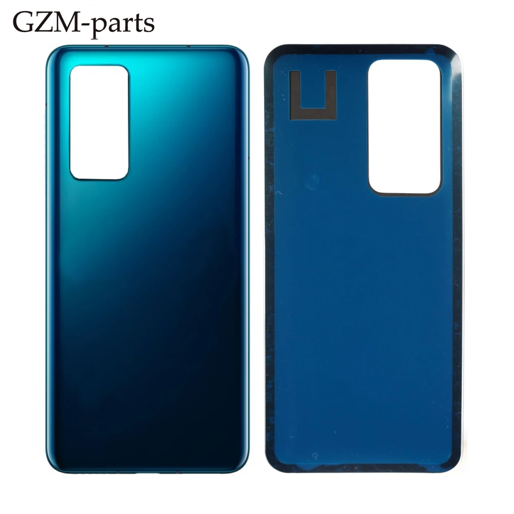 GZM-parts Glass Back Cover Spare Parts For Huawei P40 Pro Back Battery Cover Door Housing Repair