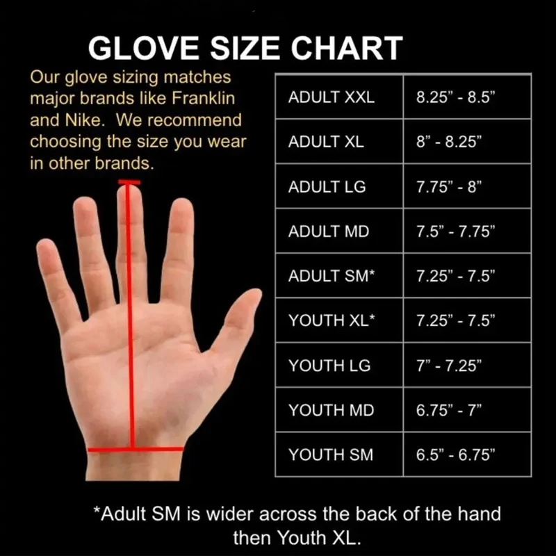 Custom Adult Premium Long Cuff Baseball Softball Batting Gloves