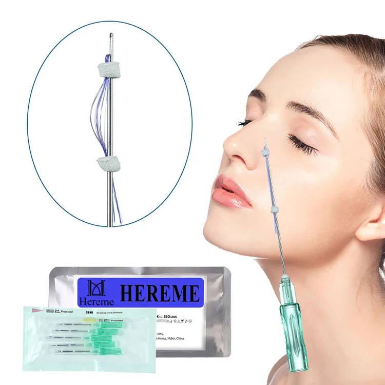 Absorbable 3D 4D V Line PDO Thread For Face Nose And Body Use Eye Thread PDO Lift