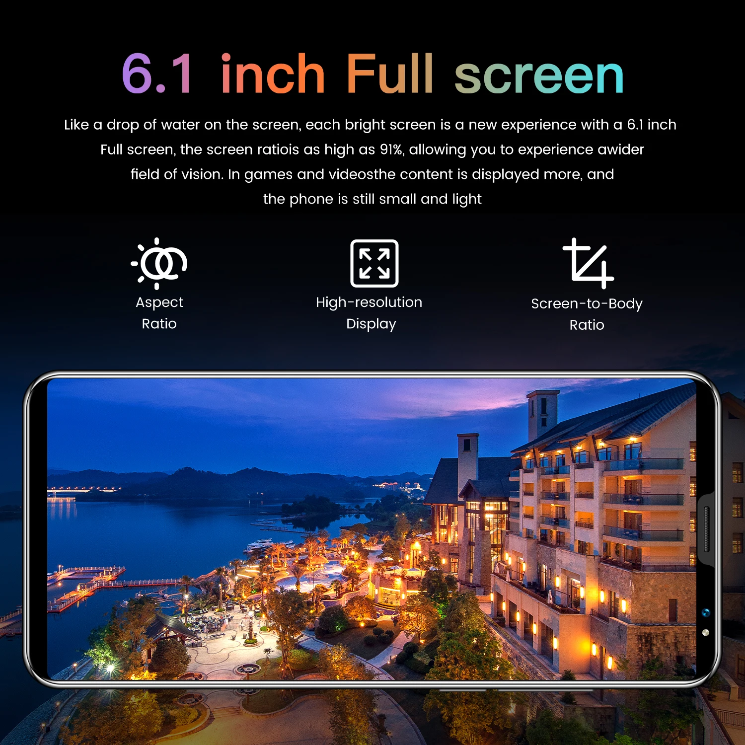  Отличный телефон i12 pro 6 дюйма HD полный экран 10 ядер ГБ + 128 13 МП 24 4800 мАч android 0 высокое качество оптовая