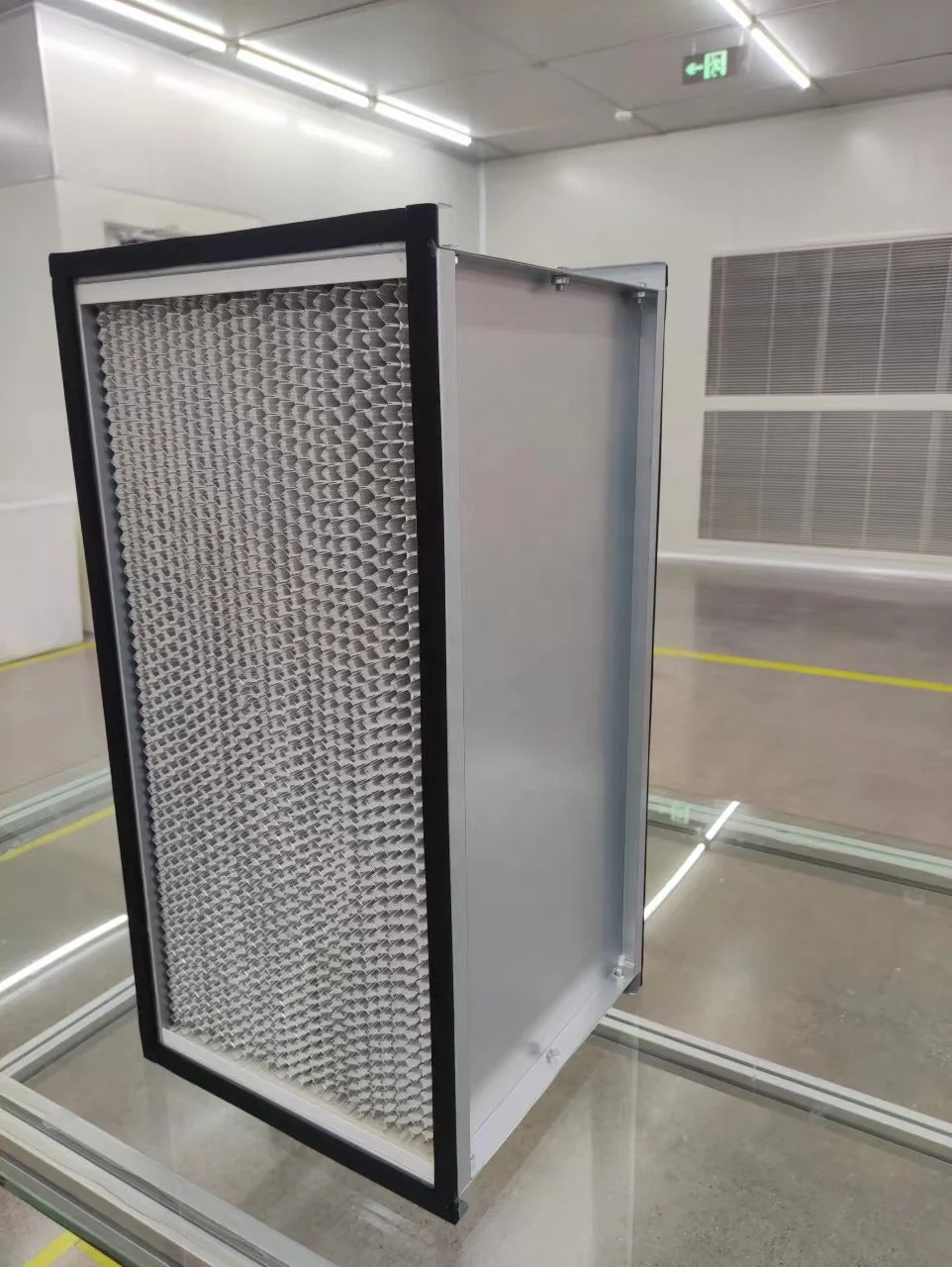 ULPA Filter Aluminum Separators Medium Grade Air Filter Manufacturing Plants H14 Efficiency New Condition Paper HEPA