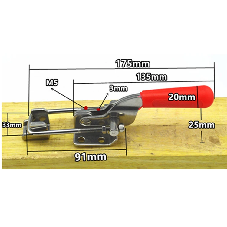 round Handle Manual Pliers with Spring Clamp DK431 Bolt Type Fixture for Laboratory Clamping Tasks