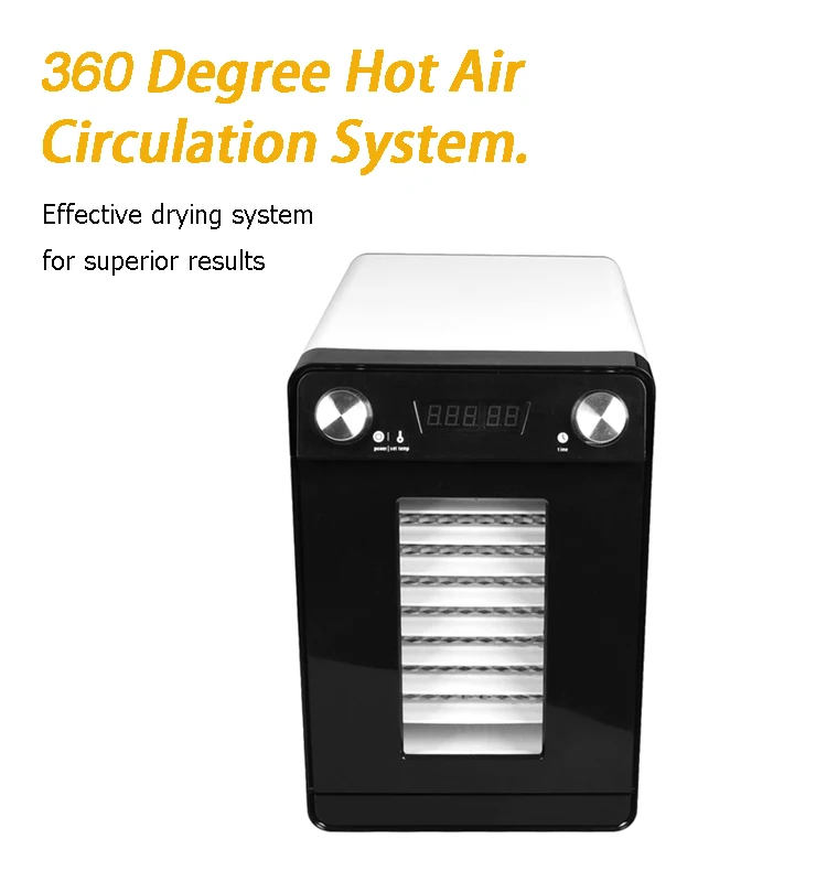 Nutrichef Kitchen Electric Countertop Food Dehydrator