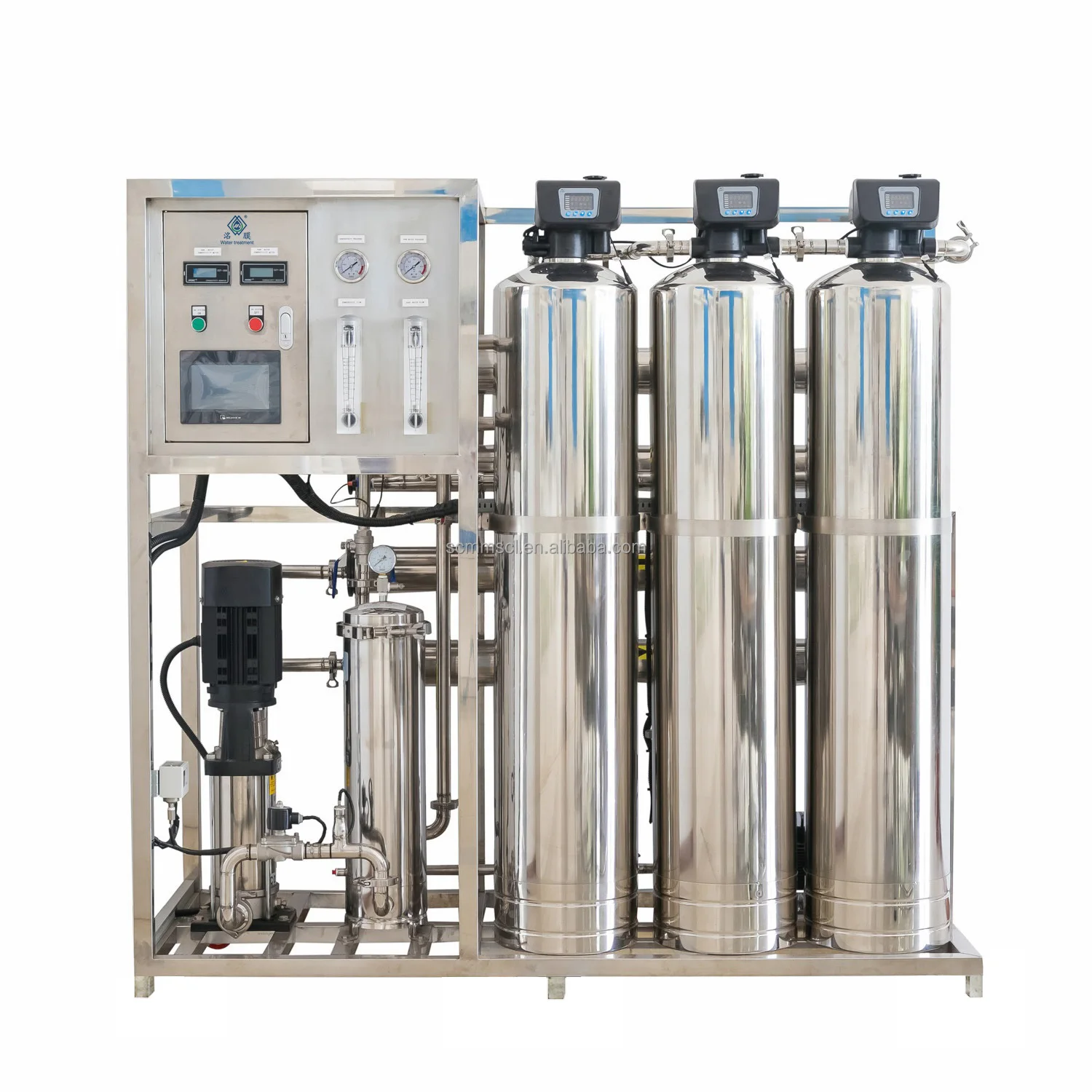 EDI pure water purification system 2 stage reverse osmosis Ro deionization water treatment machine for the dialysis/hospital/lab