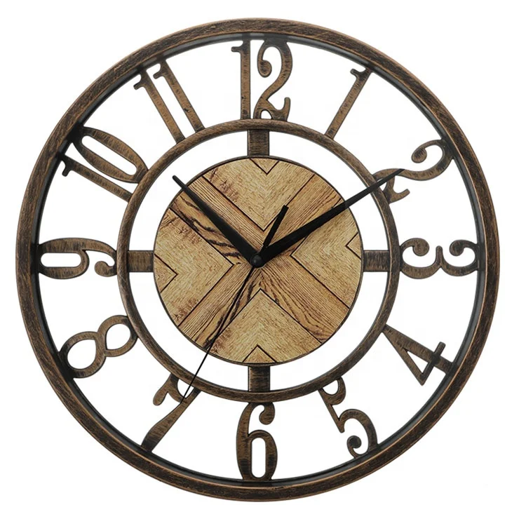 Reloj pared домашние декоративные Роскошные руманы винтажные Ретро Часы настенные современные часы