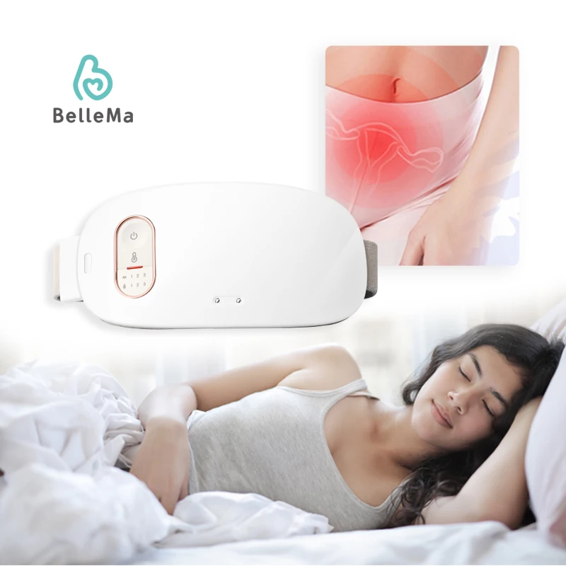 Health care Physiological period Pain Relief Heat Pad Smart Mini Heating Abdomen massager belt For Women