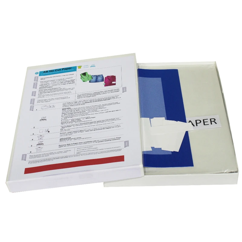 
A4 No cut AB dark laser transfer paper For Laser Printer with White Toner 