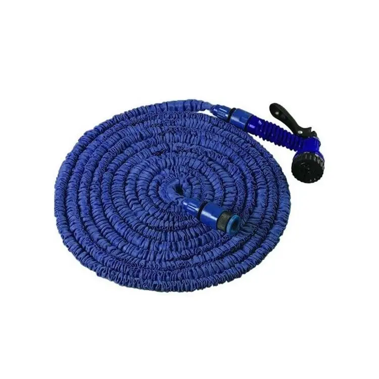 Low Cost Products Natrual Double Latex Coiled Garden Hose Quick Connect