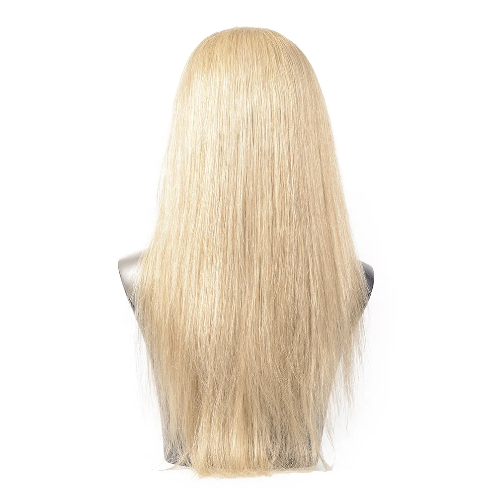 
Raw unprocessed Cambodian mink long blonde human hair wig 