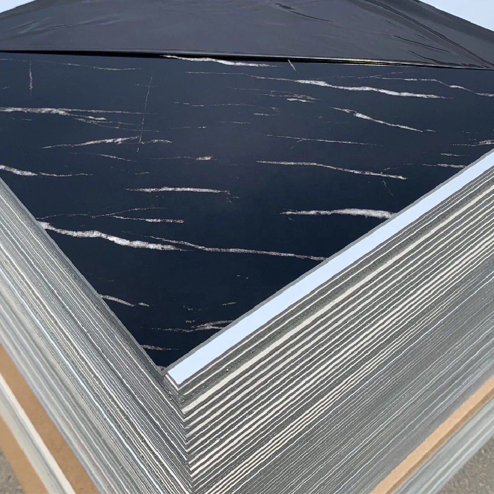 decorative outdoor alucobond ACP acm metal panels high glossy 3d wall panel pvc marble