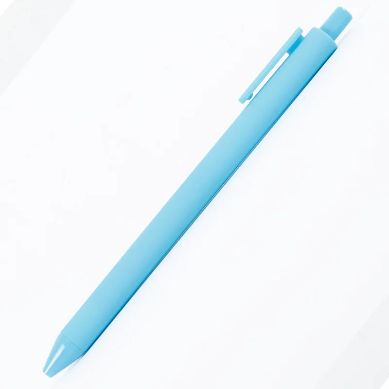 Jovesun Office Stationery Ballpoint Pen Simple Pure Color Printing Logo Advertising Gift Slim Ballpoint Pen With Logo
