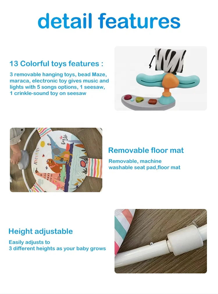 Hot Sell Fisher Price Baby Jumperoo Activity Center Toys Babi Jumper Bouncer Baby Walkers