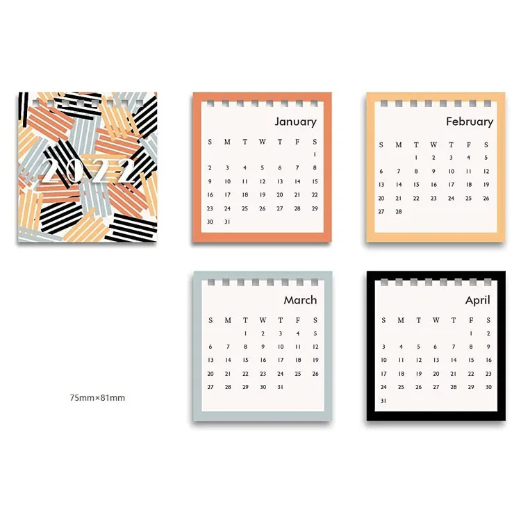 Cheap Fashion Beautiful Gifting Monthly Weekly Custom Calendar