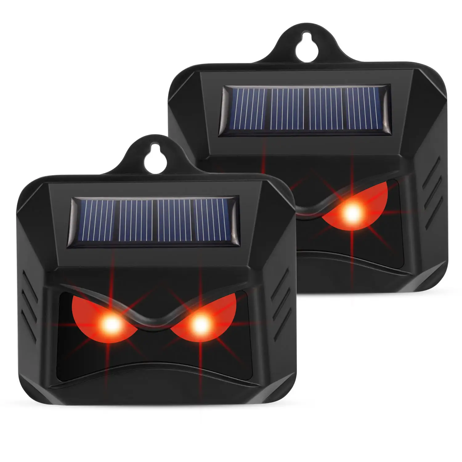 Animal Deterrent Devices with Red LED Lights Solar Powered Predator Eye Nighttime Animal Repeller solar animal deterrent