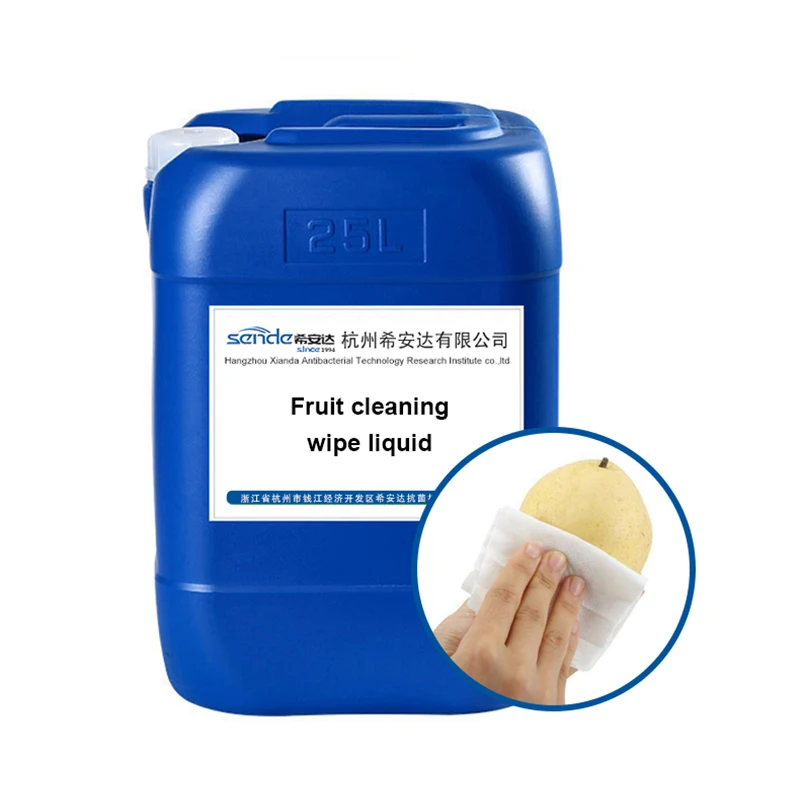Fragrance Free Fruit Cleaning Food Grade Safe Wet Wipe Liquid Formula Solution Preservative
