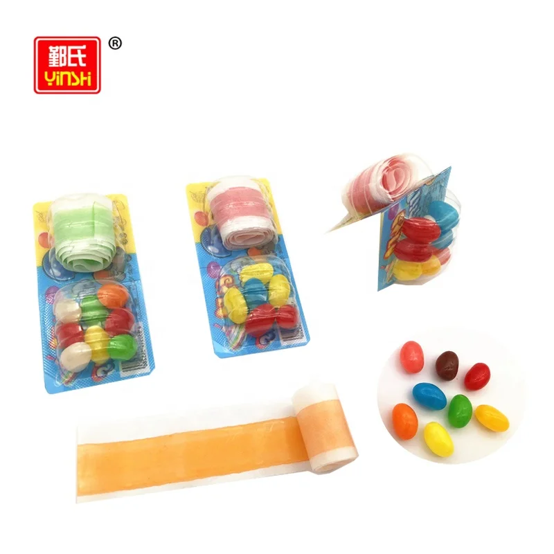 Factory Cheap Price Crispy Fruity Jelly Bean Candy