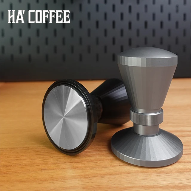 Barista Tools Elastic Stainless Steel Coffee Tamper Calibrated Espresso Coffee Distributor Coffee Accessories Spring Load Tamper