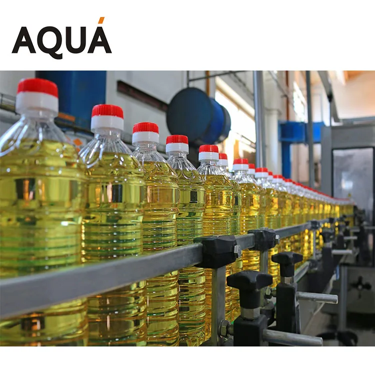 Automatic Oil Filling Machines For Edible Oil / Sunflower Oil Plant