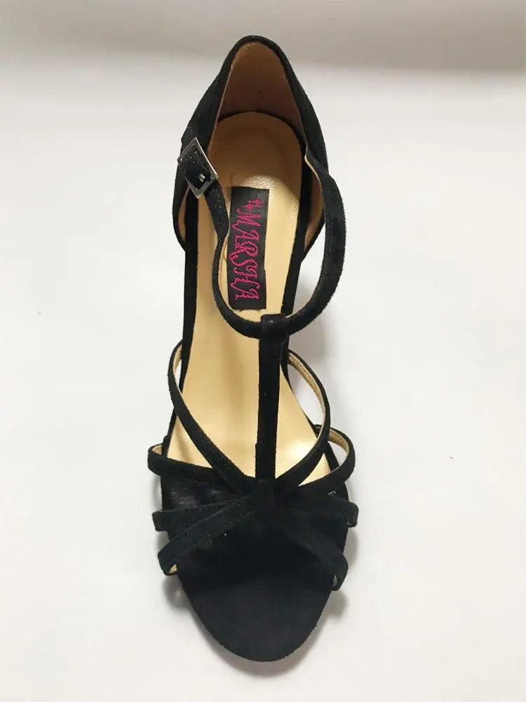 Туфли для танцев Аргентины Танго с кожаной жесткой подошвой T6256BS пикантные туфли для вечеринок