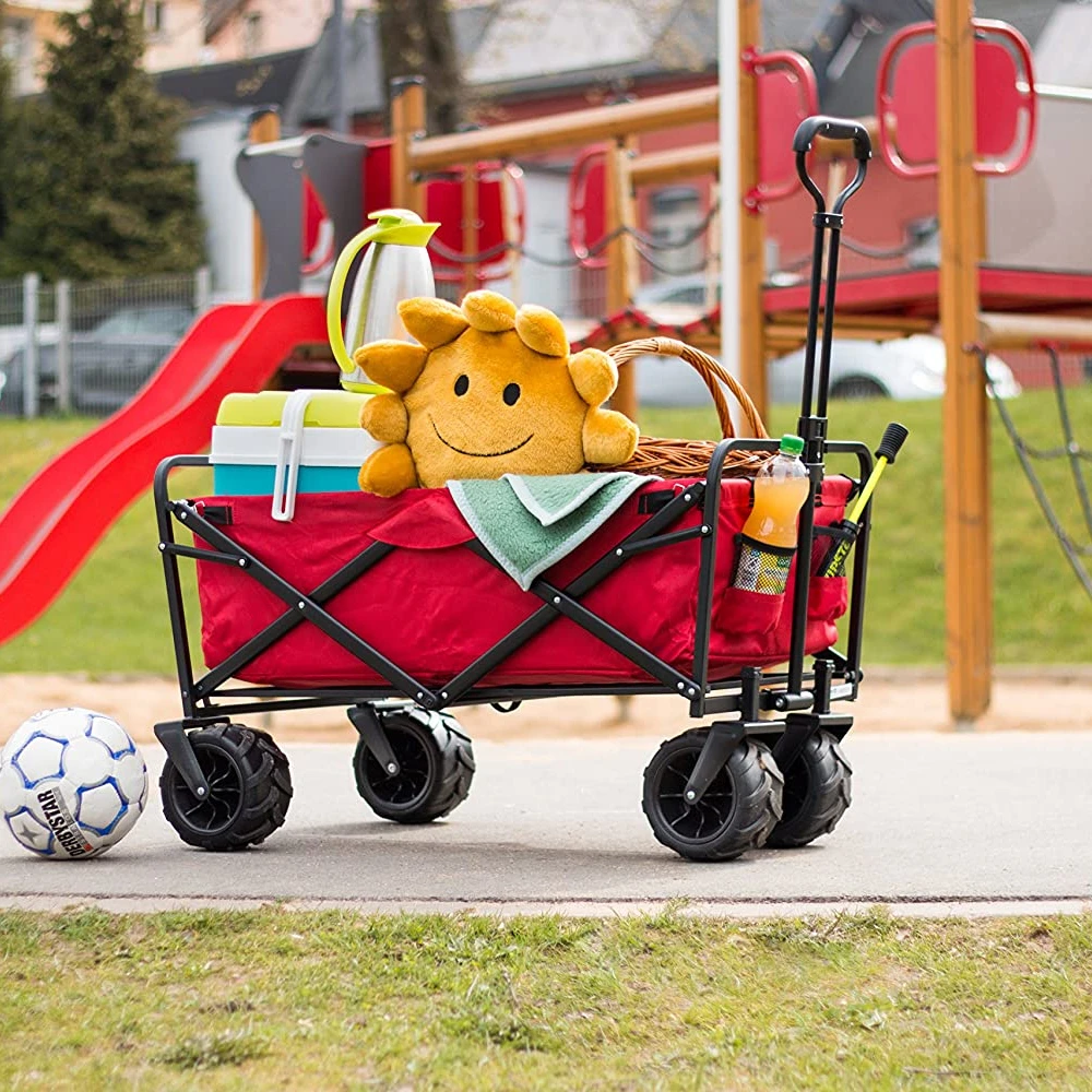 wagon liability trolley kart camping beach trolley cart camping folding wagon