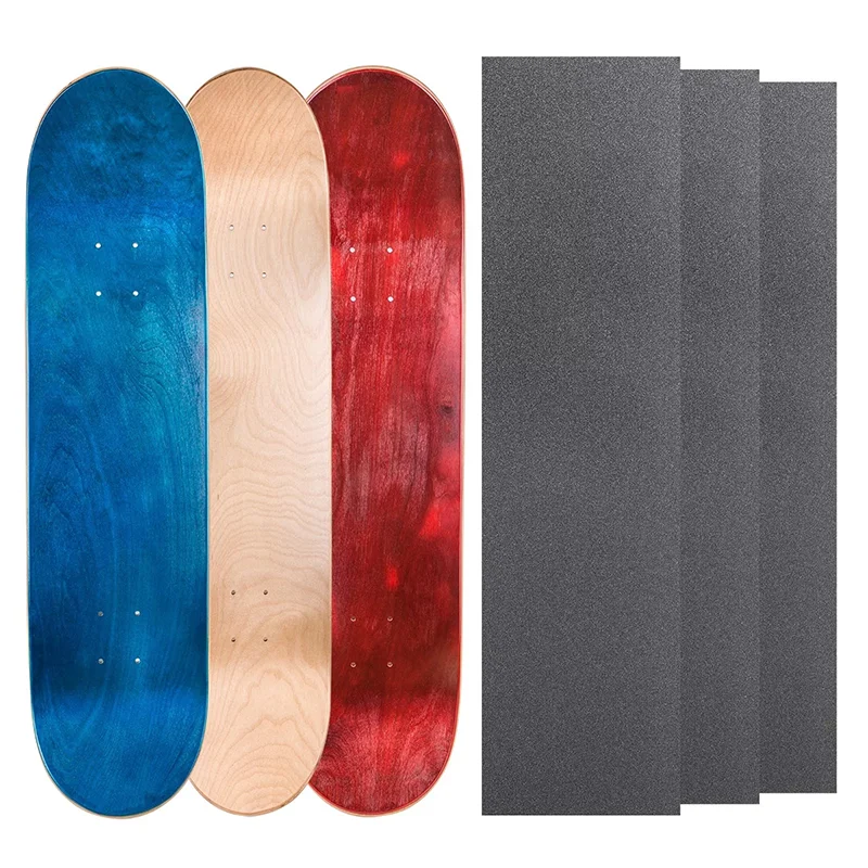 Skateboard Deck Hot Selling Pro 7 layer 100% Canadian Maple Custom Blank Deep Concave Wooden Skateboard Decks