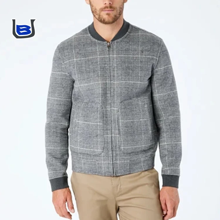 
Winter classic custom logo odm mens warm plain wool coat jacket 