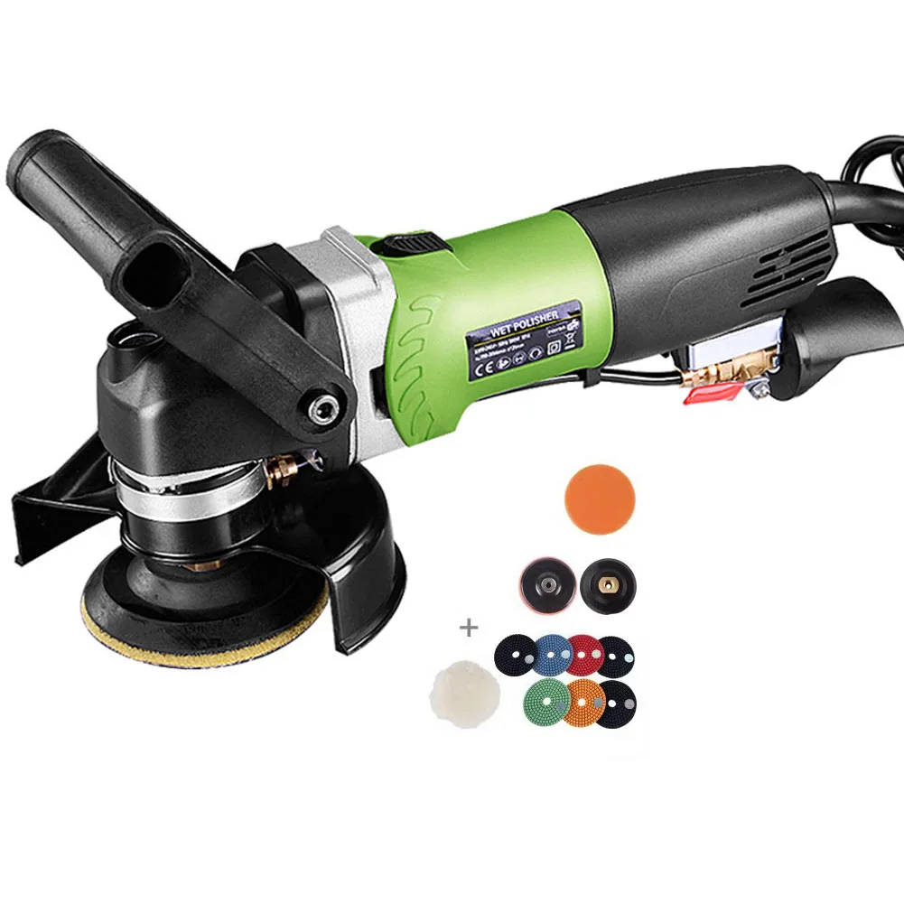 5' Diamond Polishing Stone Polisher Variable Speed Buffing Machine for Concrete, Marble, Granite, Ceramic Tile