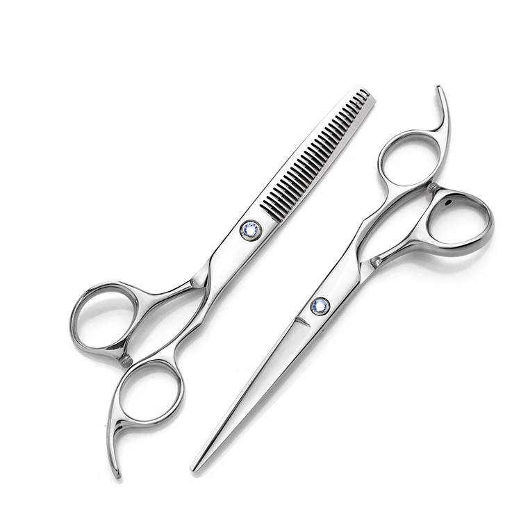Oem Silver 6 Inch 70g Right-handed Professional Hair Cutting Scissors