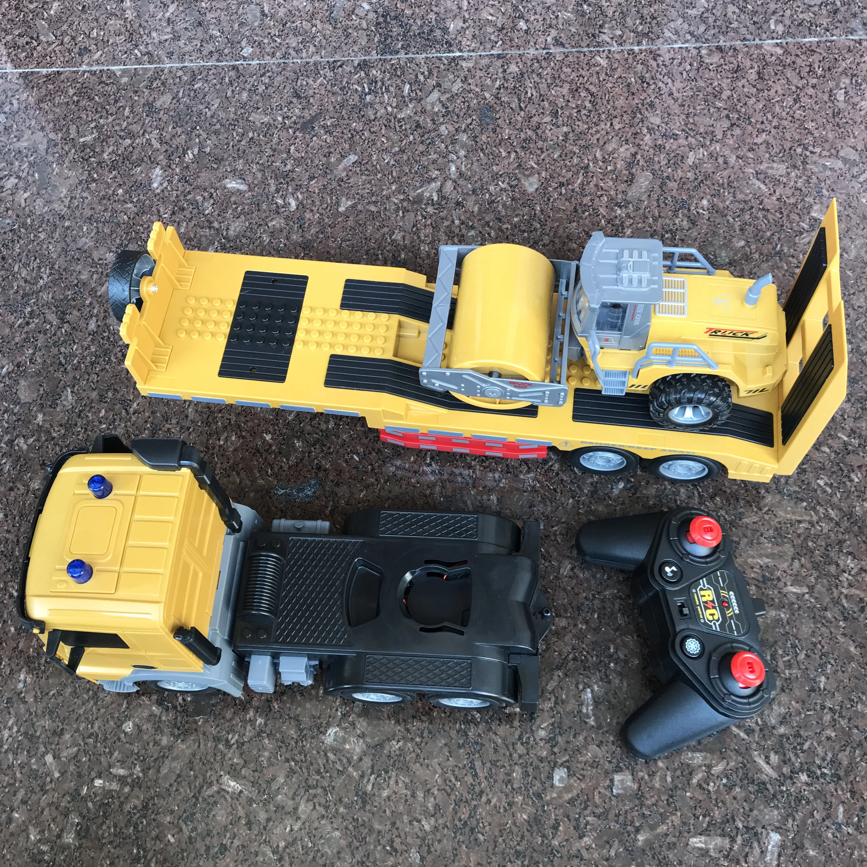 car rc truck action trucks construction toy flatbed truck juguete trailer a control remoto electric cars toys vehicle kids toys
