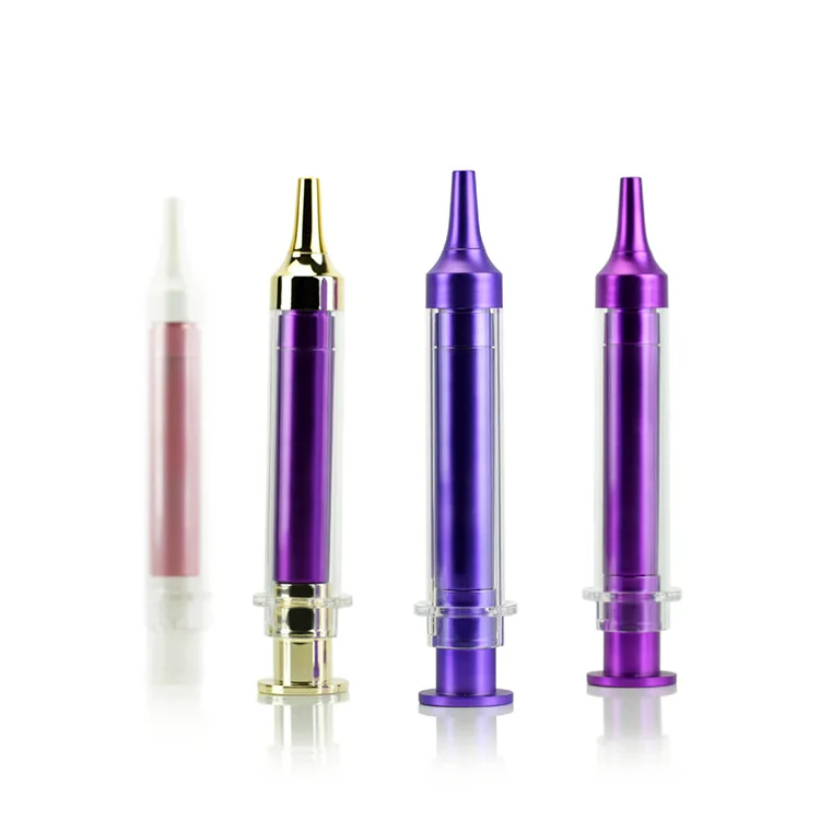 Fancy Plastic Syringe Empty 10ml Ampoule Bottle Cosmetic Liquid Serum Injection Tube